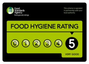 5 Star Food Hygiene Rating